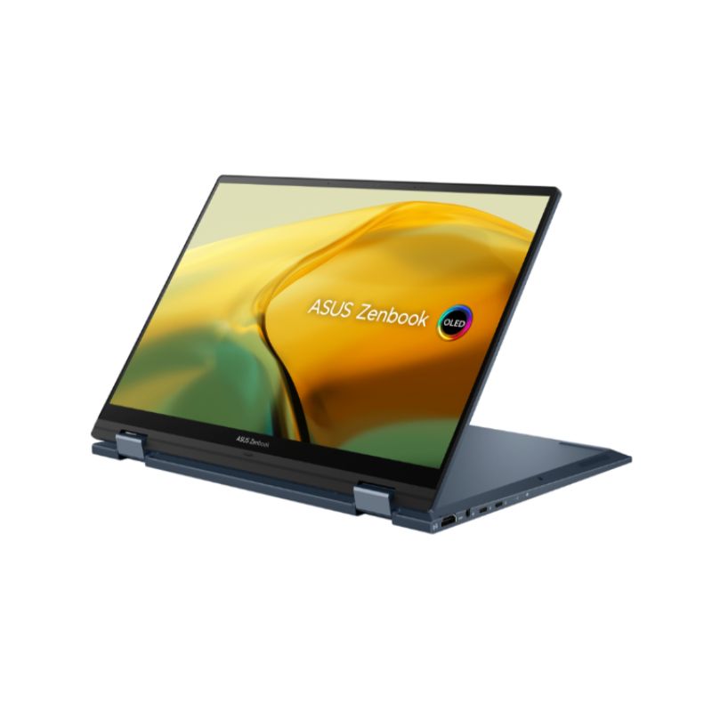 Laptop ASUS Zenbook 14 Flip OLED UP3404VA-KN039W / Blue/ Intel core I7-1360P/ Ram 16GB LPDDR5 on board/ 512 GB SSD PCle/ Intel Iris Xe Graphics  / 14 Inch OLED WQXGA+/ Win 11 Home/ 2Yrs