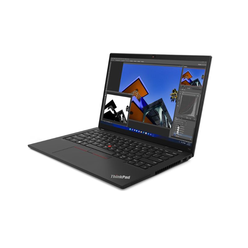 Laptop LENOVO  Thinkpad T14 GEN 3 (21AH00JLVA)/ Black/ Intel Core i7-1260P (upto 4.7Ghz, 18MB)/ RAM 16GB/ 512GB SSD/ Integrated Intel Iris Xe Graphics/ 14 inch WUXGA/ DOS/ 3Yrs