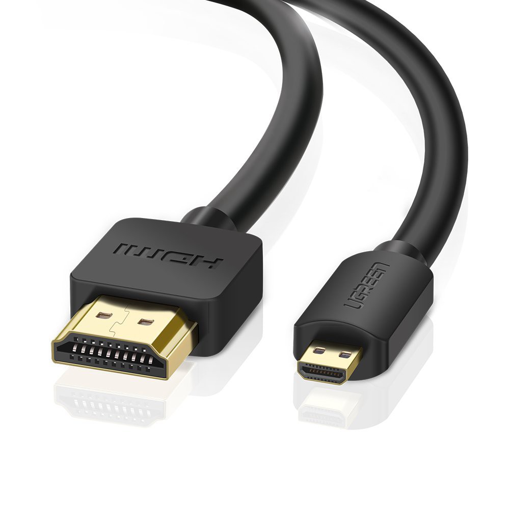 Cáp Micro HDMI, Micro HDMI ro HDMI 2m chính hãng Ugreen giá rẻ tại Hà Nội