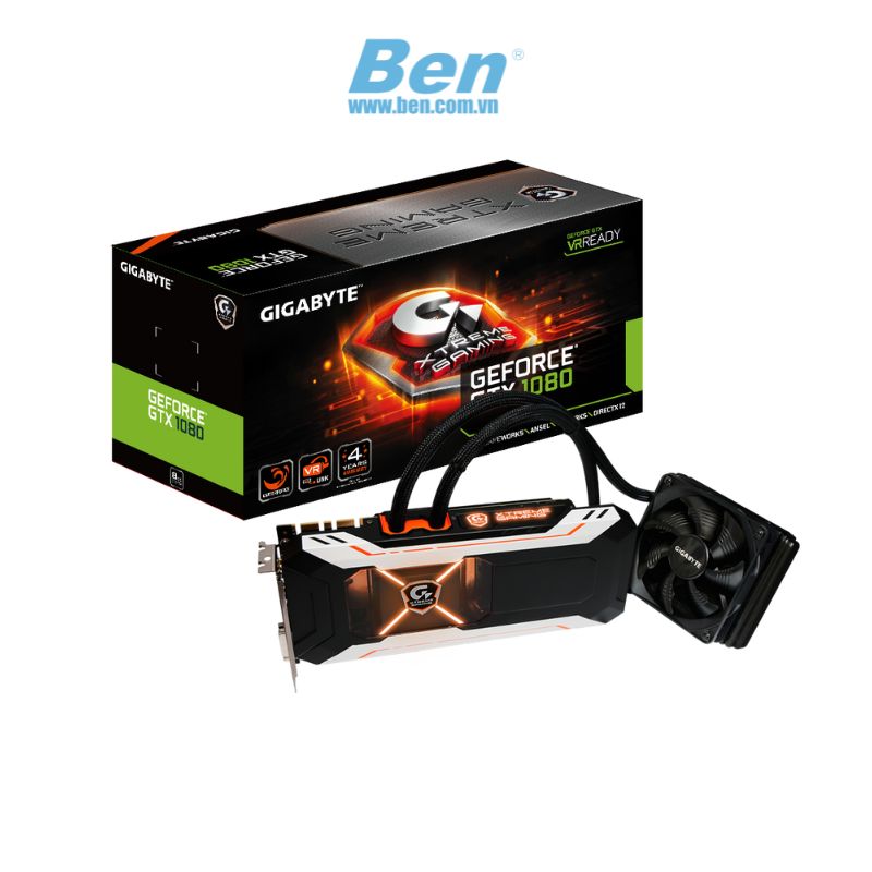 VGA Gigabyte GeForce GTX 1080 Xtreme Gaming Waterforce 8GB GDDR5X  ( N1080XTREME W-8GD )