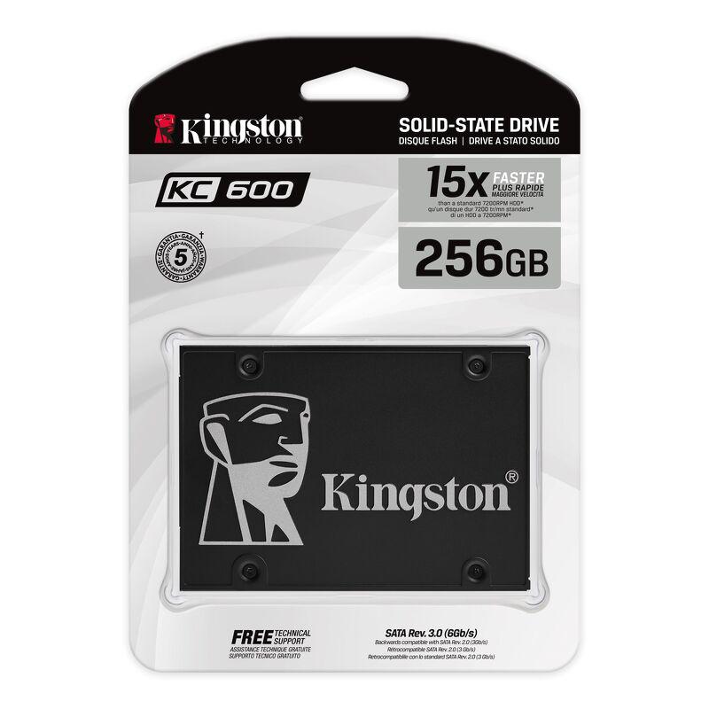 ổ cứng gắn trong SSD Kingston SKC600 256Gb  | 2.5 inch SATA3 đọc: 550MB/s /ghi: 500MB/s |  (SKC600/256G)