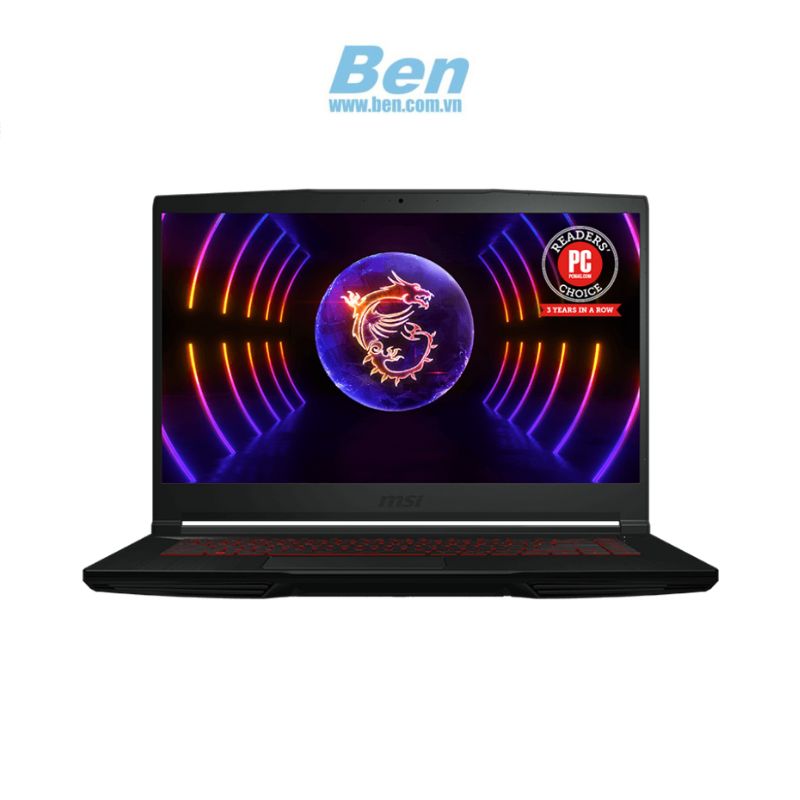 Laptop Msi Gf63 Thin 12Ucx 841Vn | Đen | Intel Core I5 - 12450H | Ram 8Gb | Ssd 512Gb Pcle |Nvidia Geforce Rtx 2050 4Gb | 15.6 Inch Fhd Ips 144Hz | W