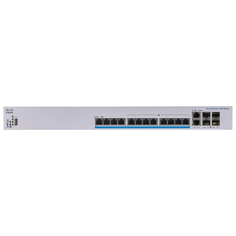 Thiết bị chuyển mạch Switch Cisco 12 Port 5G PoE Stackable Managed (CBS350-12NP-4X-EU)