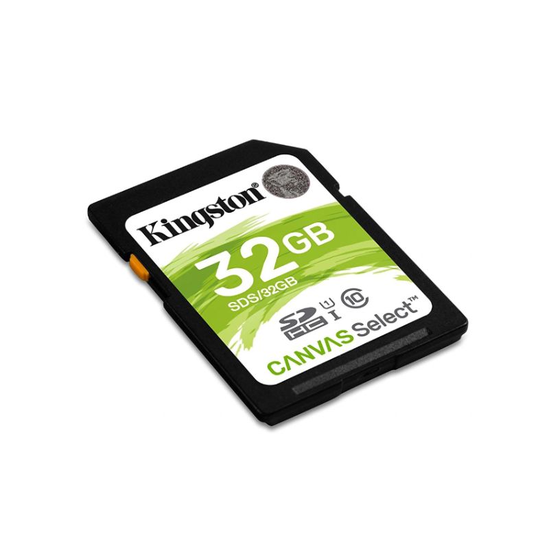 Thẻ nhớ Kingston 32GB SDHC Canvas Select 80R CL10 UHS-I Card (SDS/32GB)