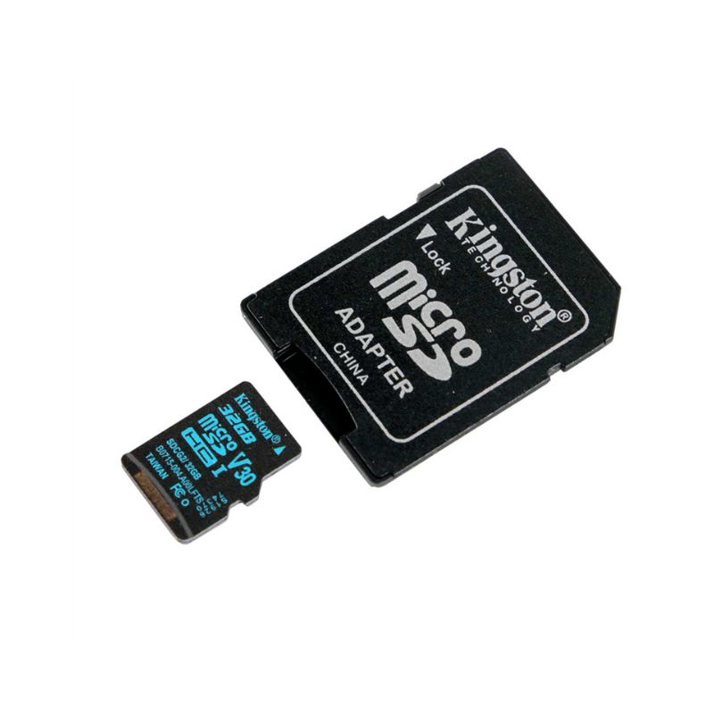 Thẻ nhớ Kingston 32GB microSDHC Canvas Go 90R/45W U3 UHS-I V30 Card + SD Adapter (SDCG2/32GB)