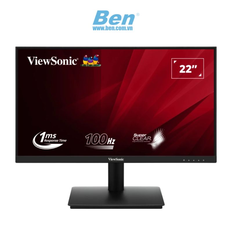 Màn hình máy tính Viewsonic VA220-H | 21.5 inch FHD | VA | 100Hz | 5 ms | VGA + HDMI | 3Yrs