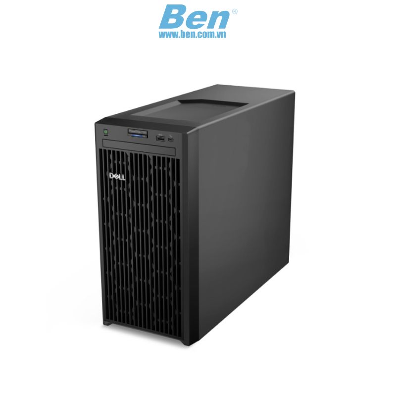 Máy Chủ Dell Poweredge T150 ( 42Svrdt150 - 01A ) | Intel Xeon E - 2314 | 8Gb Ddr4 Udimm, 3200Mt | 1Tb 7.2K Rpm Sata Cab | Idrac9 Express | Dvdrw | 300W |