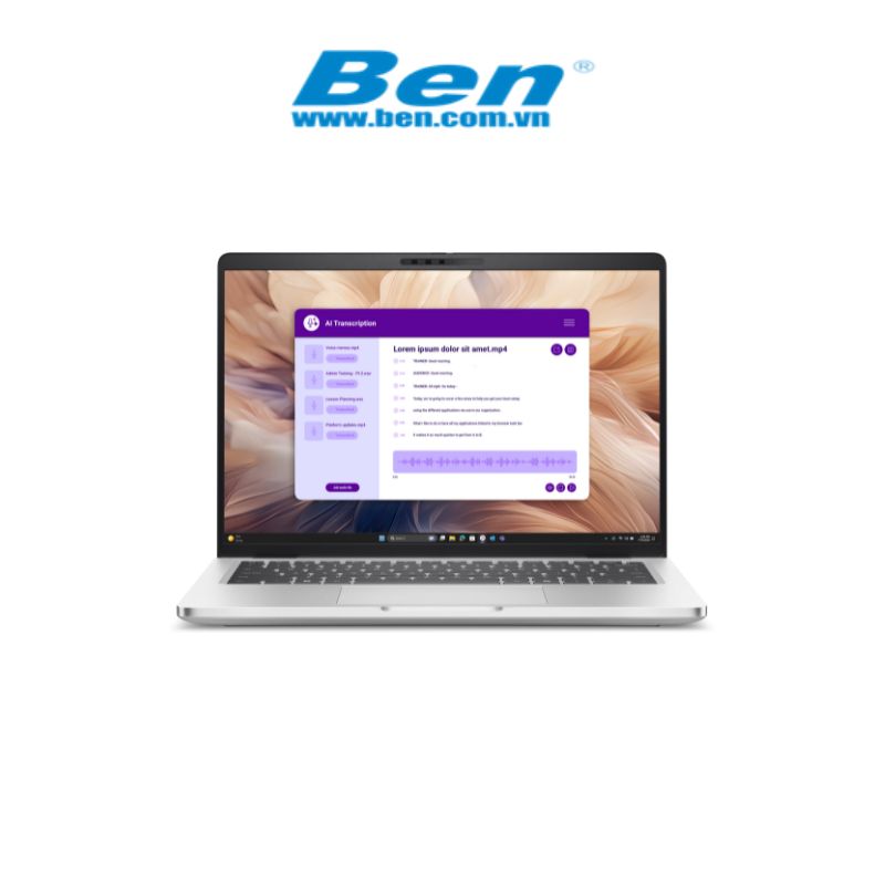Laptop Dell Pro 14 Plus PB14250 (71076112) | Intel Core Ultra 5-236V | Ram 16GB | 512GB SSD | Intel Graphics | 14inch FHD+ |  3C 55Wh, ax+BT | FP, BL, KYHD | Win 11 Home | 1Y WTY
