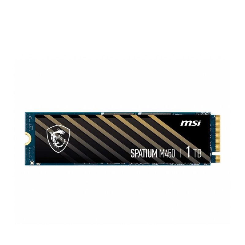 Ổ cứng gắn trong SSD MSI SPATIUM M450 1TB NVMe M.2 2280 PCIe Gen 4 x 4 (Đọc 3600MB/s - Ghi 3000MB/s)