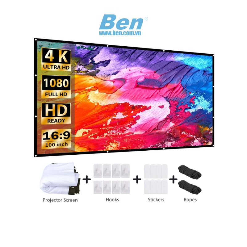 Màn chiếu du lịch Vankyo 100 inches