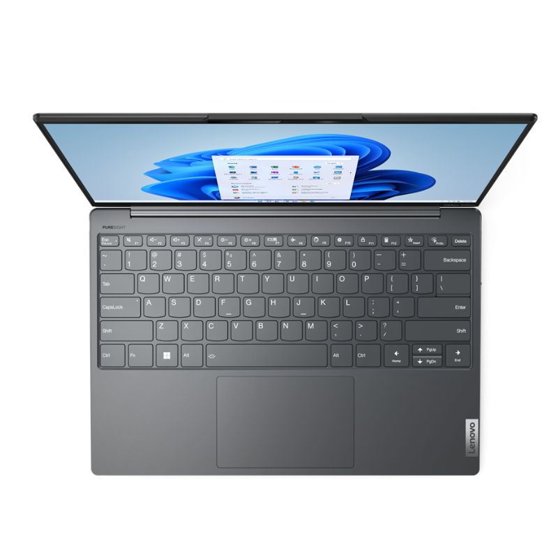 Laptop LENOVO Yoga Slim 7 Carbon 13IAP7 (82U90043VN)/ Xám/ Intel Core i7-1260P (up to 4.70GHz, 18MB)/ RAM 16GB/ 512GB SSD/Intel Iris Xe Graphics / 13.3 inch 2.5K/ WL BT/ Win11/ 3Yrs 