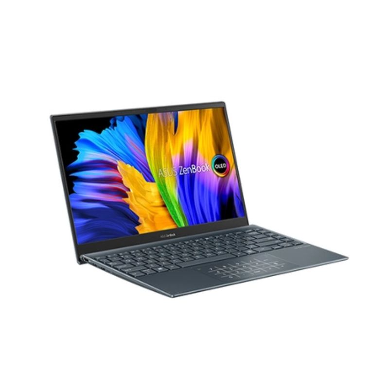 Laptop ASUS Zenbook UX325EA-KG656W| Xám| Intel Core i5 - 1135G7 | RAM 8GB | 512GB SSD| Intel Iris Xe Graphics| 13.3 inch FHD OLED| 4 Cell| Win11SL| Túi| 2Yrs