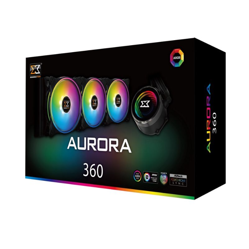 Tản nhiệt nước CPU XIGMATEK AURORA 360 (EN42814) - ARGB