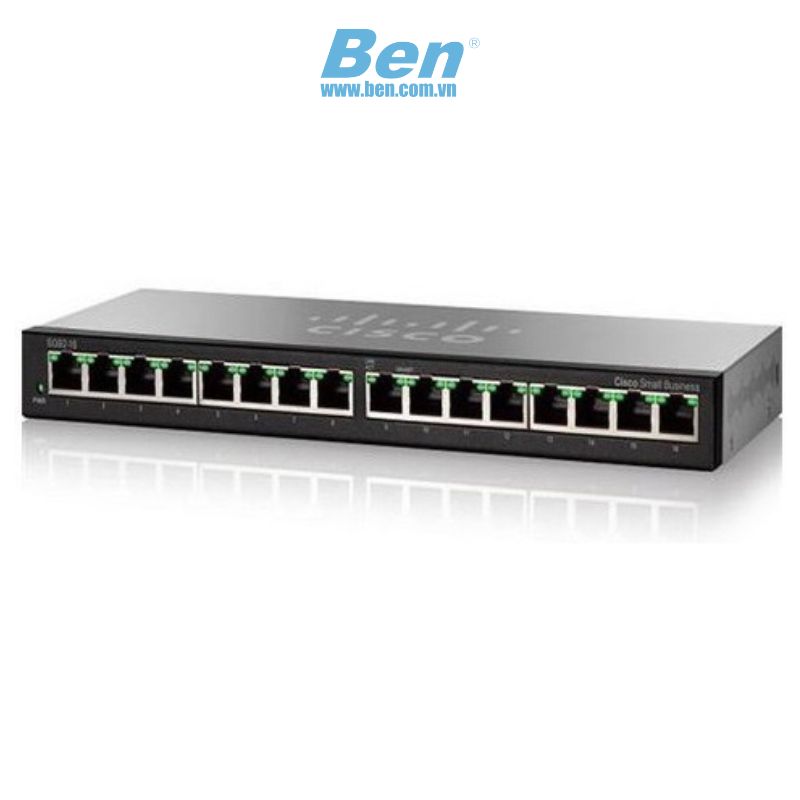 Cổng nối mạng Hub - Switch Cisco SG95-16-AS 16-Port Gigabit Desktop Switch 10/100/1000