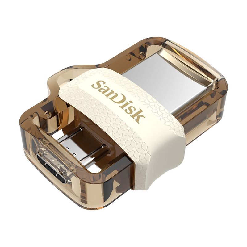 Thiết bị lưu trữ USB SanDisk Ultra Dual Drive m3.0 Flash Drive 64GB Gold Edition (SDDD3-064G-G46GW)