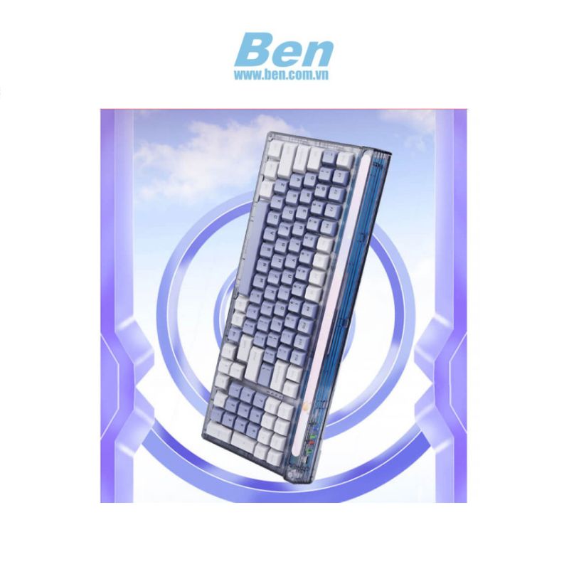 Bàn phím cơ NEWMEN GM980 Nebula Gasket Wireless NAT Style switch