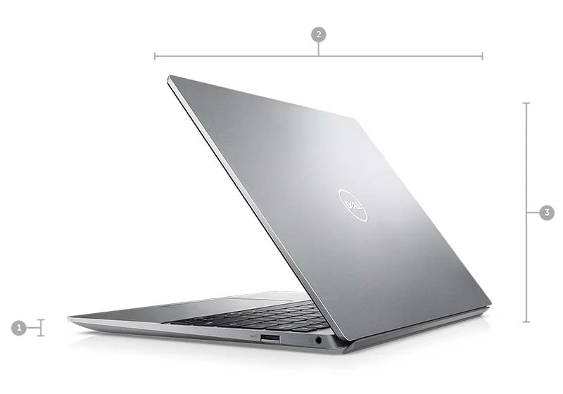 Laptop Dell Vostro 5320 (M32DH1)/ Xám/ Intel Core i5- 1240P(upto 4.40 GHz, 12MB)/ 8GB DDR5/ 256GB SSD/13.3 inch FHD Intel Iris Xe Graphics/ FP/ ALU/  4 Cell, 54 Wh/ Windown 11H SL + Office Home and Student 2021/ LED KB/ 1Yr Prosup