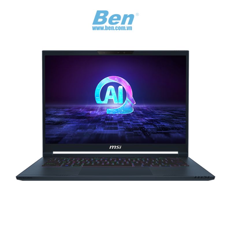 Laptop MSI Stealth 14 AI Studio A1VFG New | Blue | Intel Core Ultra 7 155H | RAM 32GB | 1TB SSD | NVIDIA RTX 4060 8GB | 14 inch 2.8K 120Hz Oled | 4 Cell | Win 11 Home | 2Yrs