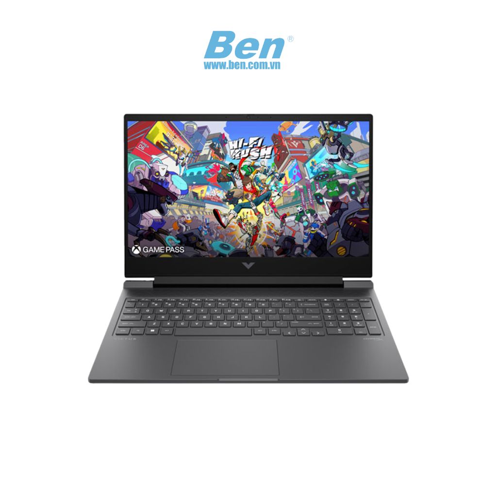 Máy tính xách tay HP Victus 16 ( AZ0D1PA ) | Đen | AMD Ryzen 5 8645HS | Ram 16GB | 512GB SSD | RTX 4060 8GB | 16.1 Inch FHD | Webcam | 4 Cell | WF+BL | Win 11 Home | 1Yr