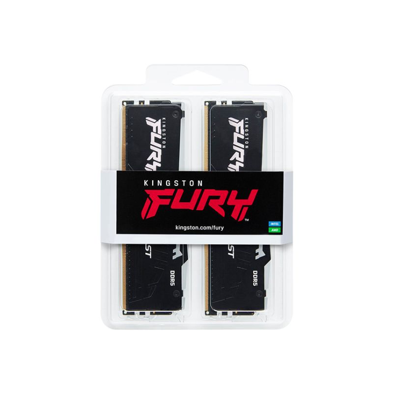 Ram PC Kingston Fury Beast RGB 32GB 6000MHz DDR5 ( 2x16GB ) ( KF560C40BBAK2-32 )