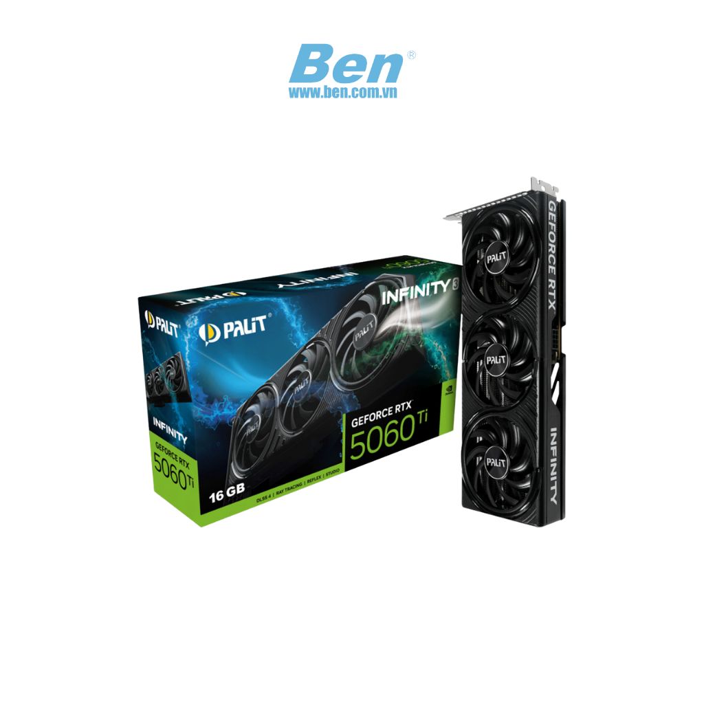 Cạc màn hình Palit GeForce RTX 5060 Ti Infinity 3 16G GDDR7