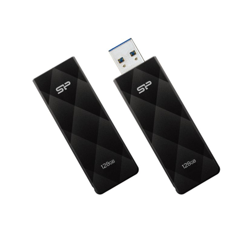 Thiết bị lưu trữ USB Silicon Blaze B20 USB 3.0 64GB (CBSC 64GB B20 3USB B)/ Black