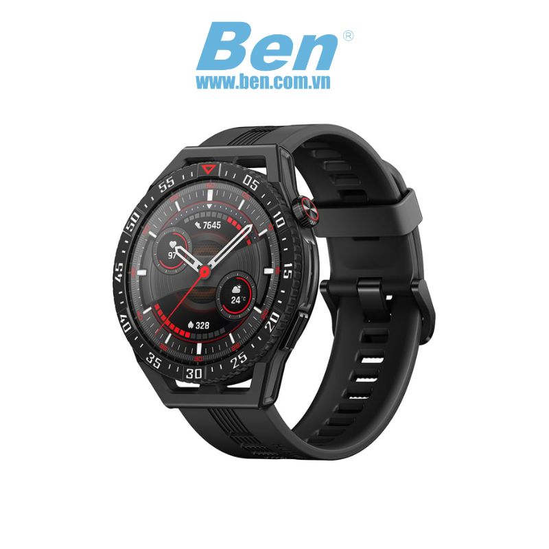 Đồng hồ HUAWEI RUNEB29 WATCH GT 3 SE 46mm/ Silicone/ Fiber Watch Case Black TPU Strap/ Đen