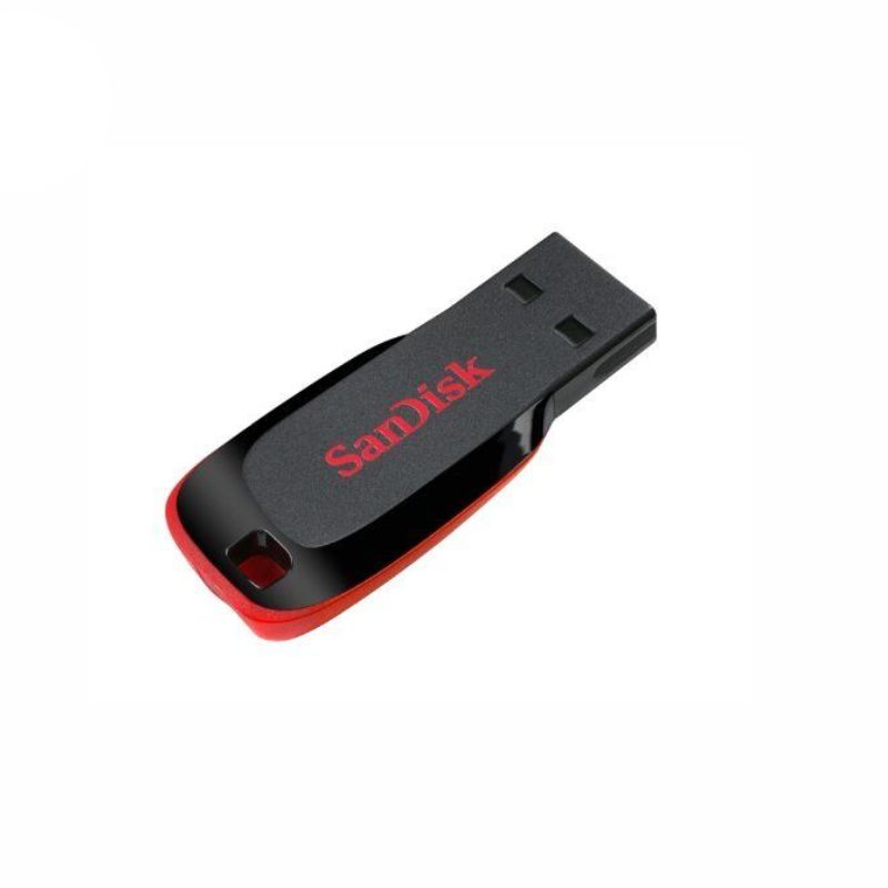 Thiết bị lưu trữ USB 128GB SanDisk Cruzer Blade USB Flash Drive/ Black with red (SDCZ50-128G-B35)
