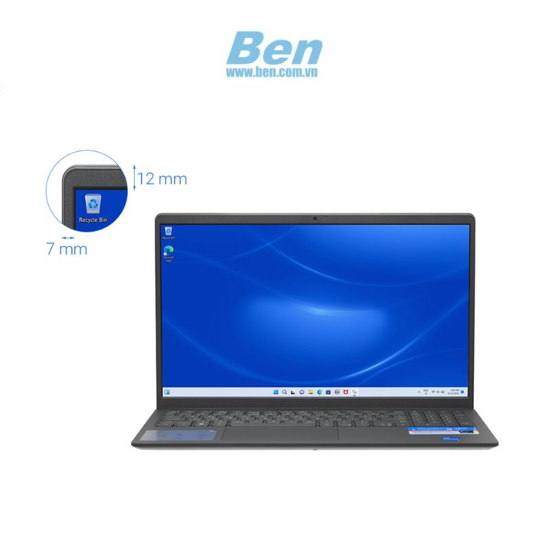 Laptop Dell Inspiron 15 3520  ( 71027003 ) | Đen  | Intel core i5-1235U | RAM 8GB |  512GB SSD | Intel Iris Xe Graphic |  15.6i nch FHD | 3cell 41Wh |  Win 11H + Office21 | 1Yr