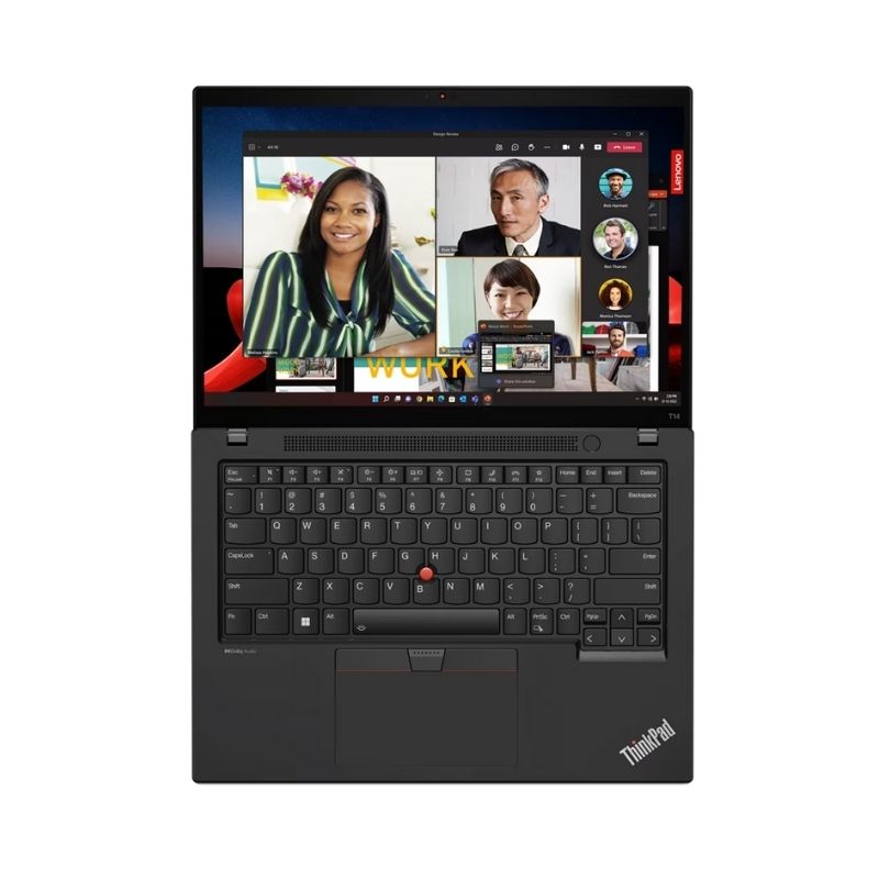 Laptop Lenovo thinkpad T14 gen 4 ( 21HD006KVN ) | đen | Intel core i7 - 1355U | RAM 32GB | 512GB SSD | Intel Iris Xe Graphics | 14 Inch 2.2K | 3C 45WH | AX + BT | FP | Win 11 Pro | 3Yrs