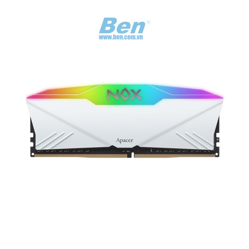 RAM desktop APACER DDR4 32GB (16Gx2) 3600 OC NOX RGB WHITE AURA 2 (2 x 16GB) DDR4 3600MHz (AH4U32G36C25YNWAA-2)