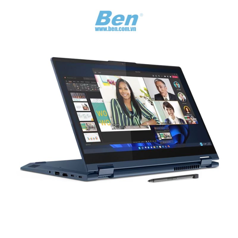 Laptop Lenovo ThinkBook 14s Yoga G3 IRU ( 21JG0020VN ) Touch | Xanh | Intel Core i7 - 1355U | RAM 16GB | 1TB SSD | Intel Iris Xe Graphics | 14 inch FHD | 165Hz | Win 11 | 2Yrs