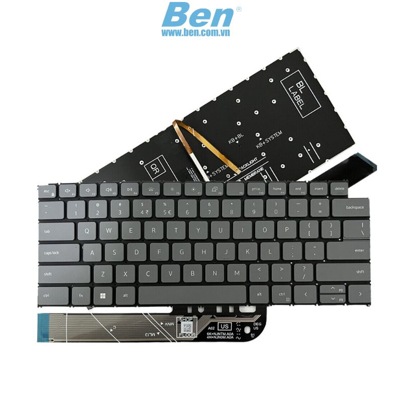 Bàn Phím Máy Tính Xách Tay Dell Vostro 5310 5320 5410 5415 Latitude 3320 3420 (LED/Xám)