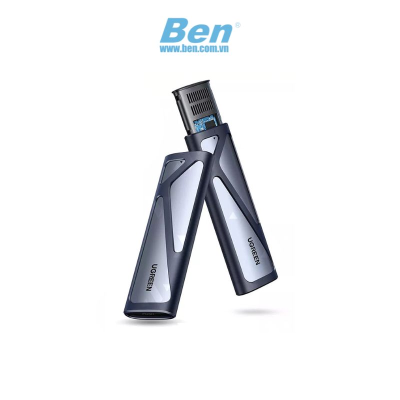 Hộp box đựng ổ cứng gắn ngoài USB-C 3.1 to SSD M.2 NVMe, PCIe, M-Key 10Gbps Ugreen 10902 cao cấp