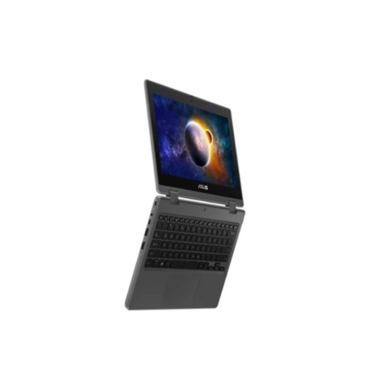 Laptop Asus Flip BR1100FKA-BP1078W/ Xám/ Intel Celeron N4500/ RAM 4GB/ SSD 64GB EMMC/ Intel UHD Graphics/ 11.6 HD Touch/ 3 Cell 42Whr/ Wifi 5/ Bút/ Win 11SL/ 1Yr