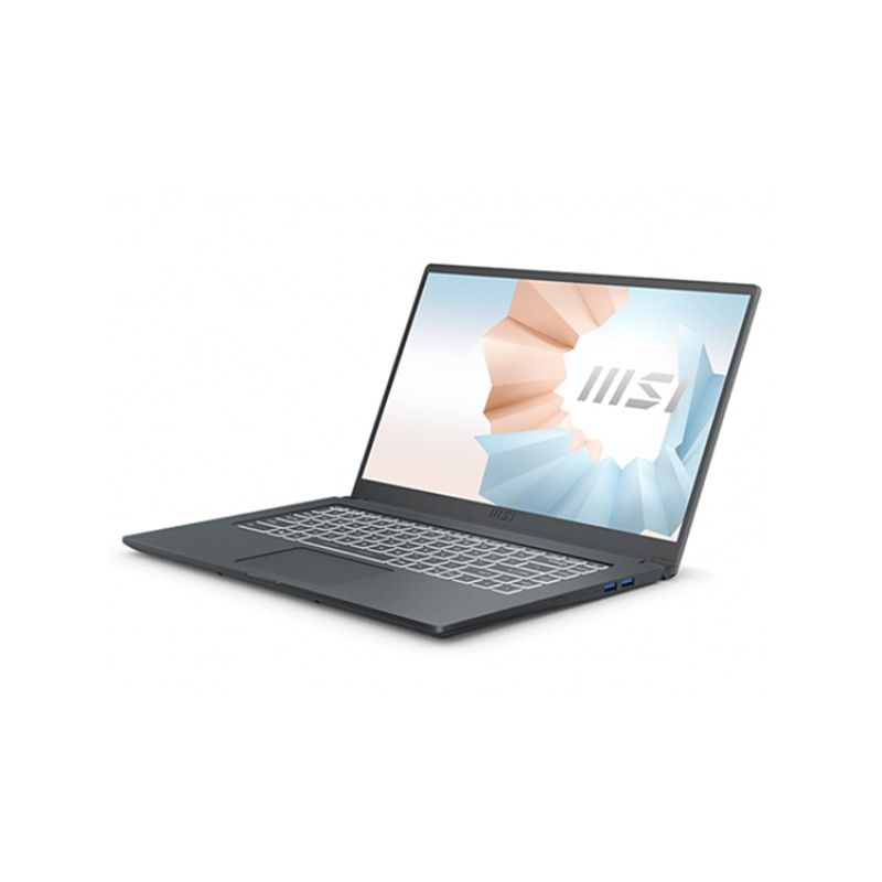 Laptop MSI Modern 15 ( Core i5 1155G7 2.5GHz ) | Xám | Intel core i5 - 1155G7 | RAM 8GB | 512GB SSD | Intel Iris Xe Graphics | 15.6 inch FHD | Windows 11 | 1 Yr