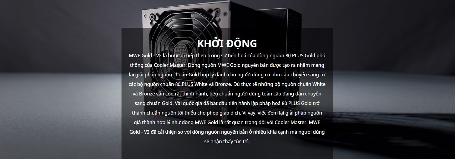 Ngu?n máy tính Cooler Master MWE GOLD 850-V2  850W (80 Plus Gold/Màu Ðen)