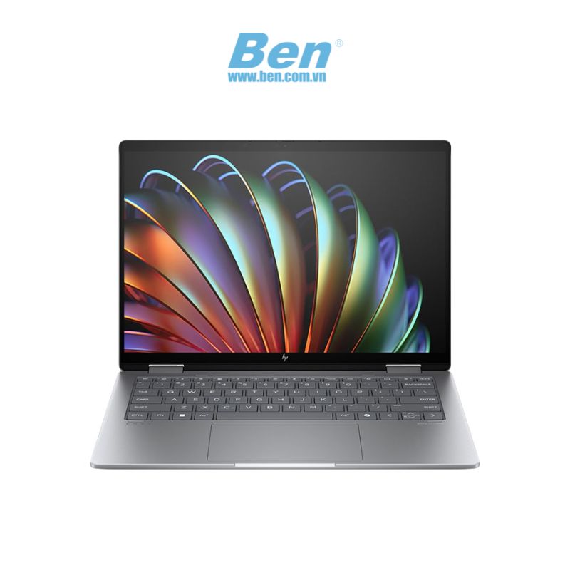 Laptop HP Envy x360 14-fa0093AU ( AY8U3PA ) | Silver | AMD Ryzen 7-8840HS | RAM 32GB | 512GB SSD  | AMD Radeon Graphics | 14 inch 2.8K Touch | Win 11 Home + Office 21HS | Pen | 1Yr