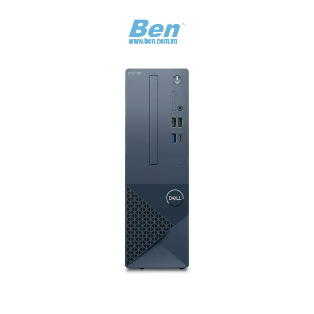 Máy tính để bàn Dell Slim DS-14100-8-512G | Đen | Intel Core i3-14100 | RAM 8GB DDR4 | 512GB SSD | K&M | WF+BL | Win 11 SL | SD Reader | 1Yr