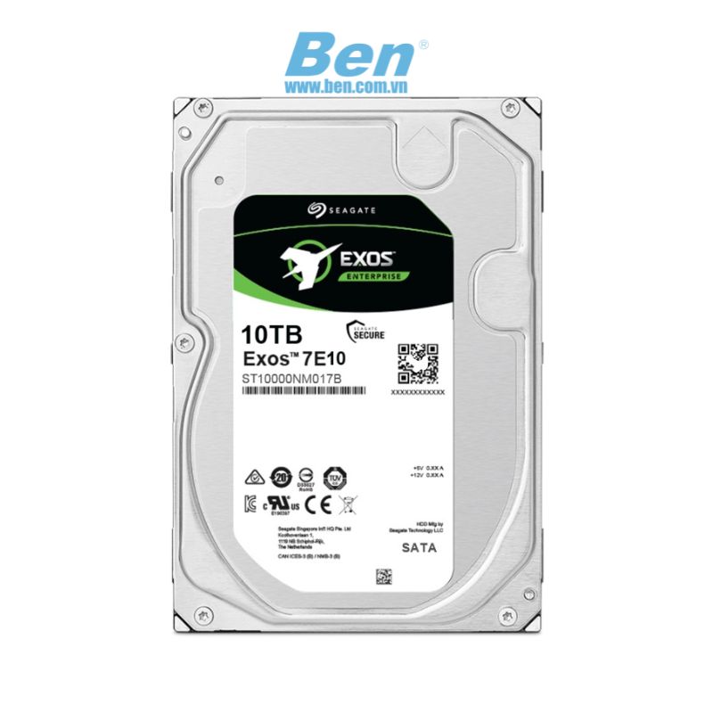 Ổ cứng Seagate Exos 7E10 ST10000NM017B ( 10 TB Hard Drive | 3.5 inch SATA | 7200rpm )