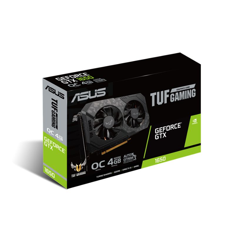 Card màn hình Asus GTX 1650 4G GDDR6 TUF Gaming OC (TUF-GTX1650-O4GD6-GAMING)