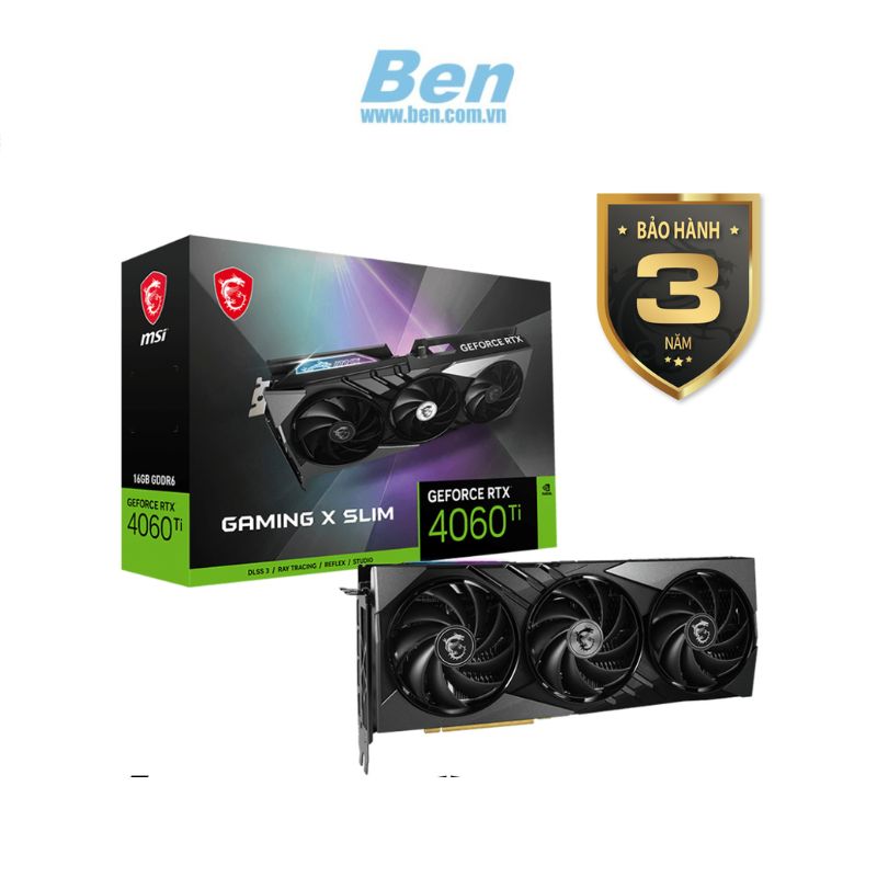 VGA MSI GeForce RTX 4080 SUPER 16G GAMING X SLIM WHITE GDDR6X