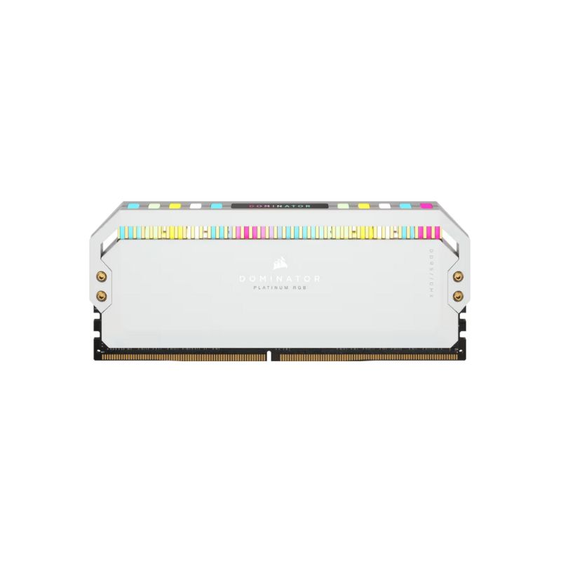 Bộ nhớ trong máy tính để bàn Corsair Dominator Platinum RGB White Heatspreader (CMT64GX5M2B5200C40W) 64GB (2x32GB) DDR5 5200MHz