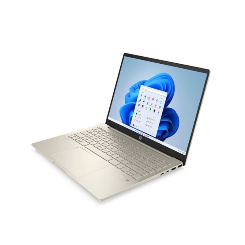 Laptop  HP Pavilion 14-dv2033TU (6K769PA)/ Warm Gold/ Intel Core i5-1235U (upto 4.40 GHz, 12MB)/ RAM 8GB/ 512GB SSD/ Intel Iris Xe Graphics/ 14inch FHD/ 3Cell/ Wlan ax+BT/ Win11 Home 64/ 1Yr