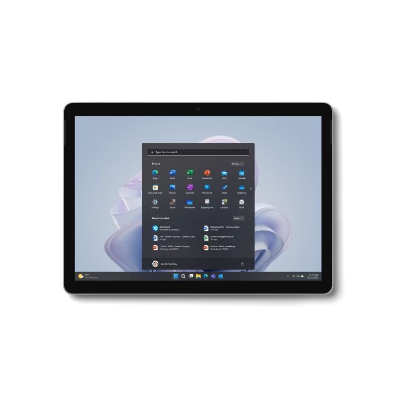 Máy tính bảng Microsoft Surface Go 4 | Platinum | Intel N200 | RAM 8GB | UFS 128GB | 10.5 inch | WL | USB-C Jack 3.5 | Win 11 Pro | 1Yr