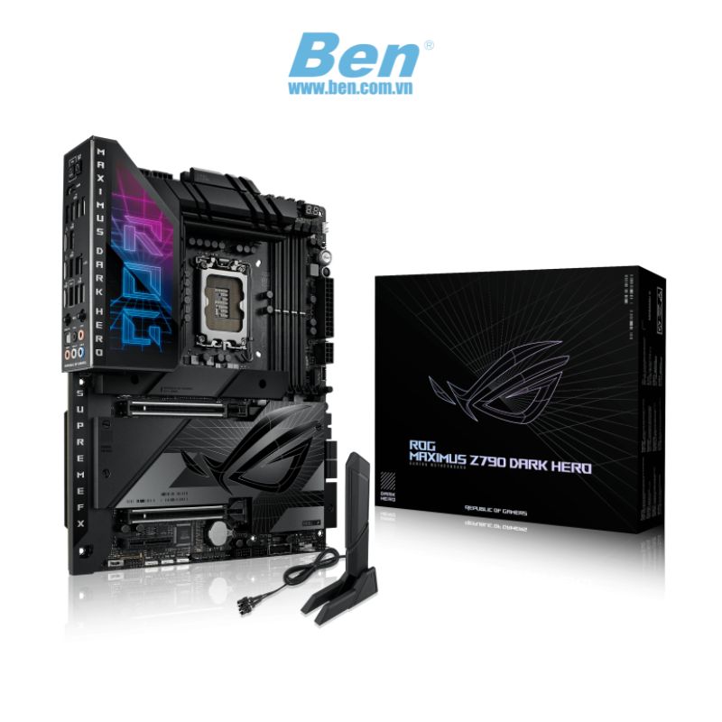 Mainboard Asus Rog Maximus Z790 Dark Hero ( LGA1700 | Z790 | 4 khe Ram max 192GB | ATX )