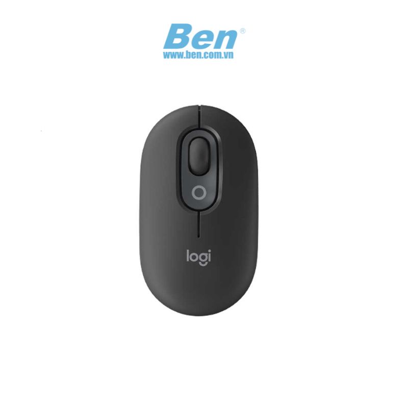 Chuột Không Dây Logitech Pop Emoji (Bluetooth/Wireless/ Đen)