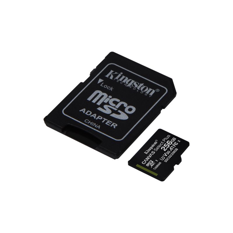Thẻ nhớ Kingston 256GB microSDXC Canvas Select Plus 100R A1 C10 Card + ADP (SDCS2/256GB)