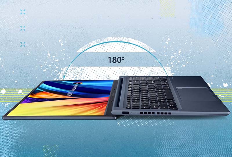 Laptop Asus Vivobook M1403QA-LY023W (90NB0Y12-M000U0)/ Quiet Blue/ AMD Ryzen 5 5600H Mobile (19MB, up to 4.2 GHz)/ RAM 8GB/ 512GB SSD/ AMD Radeon Vega 7 Graphics/ 14 inch WUXGA/ Win 11H/ 2Yrs