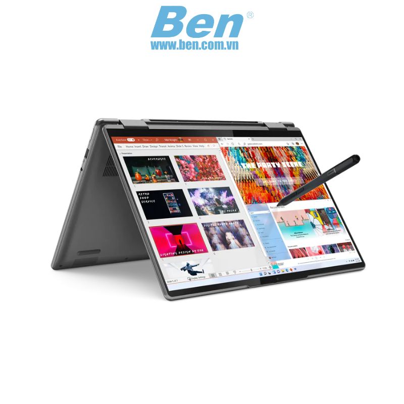 Laptop Lenovo Yoga 7 14IAL7 (82QE000RVN)/ Storm Grey/ Intel Core i5-1240P (up to 3.3GHz, 12MB)/ RAM 16GB/ 512GB SSD/ Iris Xe Graphics/ 14inch 2.8K OLED Touch/ Win 11H/ 3Yrs